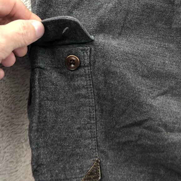 Vintage Eddie Bauer Womens Cargo Pants Size 10 Gray Stretch Tapered Leg Outdoors - Picture 9 of 16